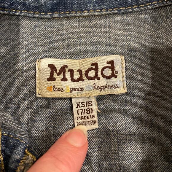 Girls 7/8 Mudd Denim jacket - Picture 3 of 5